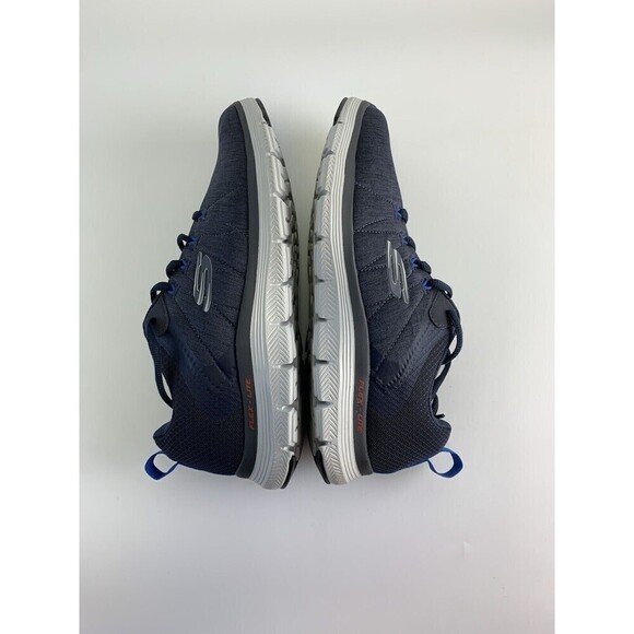Skechers Flex Advantage 4.0 Navy Lace Sneaker Comfort Memory Foam 232227 Men 8.5 - Picture 7 of 10
